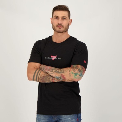 Camiseta New Era NBA Chicago Bulls Classic - Masculina - Foto 5