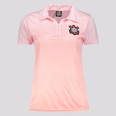 Camisa Polo do Corinthians Futfanatics Majestic - Feminina - Foto 1