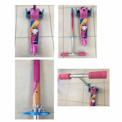 Patinete Atrio 3 rodas Ajustável Dobrável Unicórnio até 35kg - Foto 4