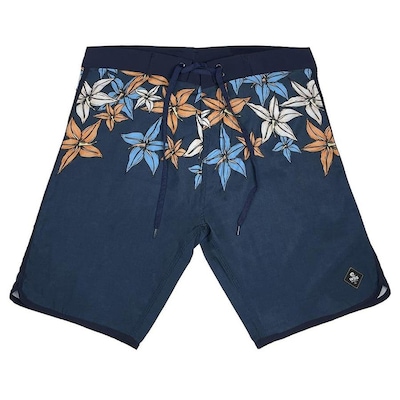 Bermuda WSS Diamond Pattern Hibisco - Masculina - Foto 1