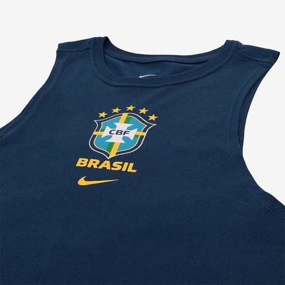 Camiseta Regata Brasil Nike Escudo - Feminina - Foto 3