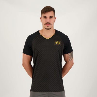 Camisa do Brasil Futfanatics Potiguara - Masculina - Foto 1
