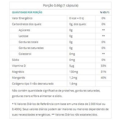 Artro Colágeno Tipo II + Nutrientes Catarinense Pharma - 30 cps - Foto 2