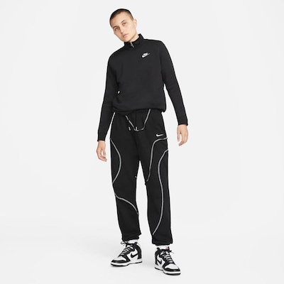 Blusão Fleece com Capuz Nike Sportswear Club - Feminino - Foto 4