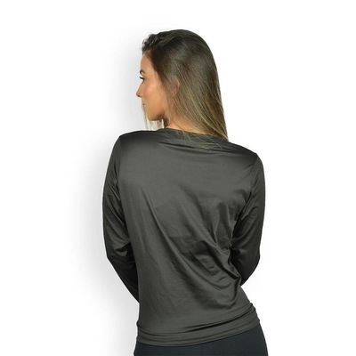 Camiseta Lavicta Manga Longa Fitness Dry Fit - Feminina - Foto 2