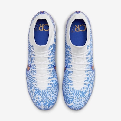 Chuteira de Futsal Nike Zoom Mercurial Superfly 9 Academy CR7 - Adulto - Foto 4