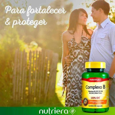Kit Complexo B 100% IDR Maxinutri - 60 Capsulas - 3 Unds - Foto 2
