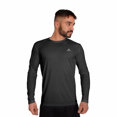 Camiseta Muvin Dry Basic LS Manga Longa FPS50 - 3 unidades - Masculina - Foto 2