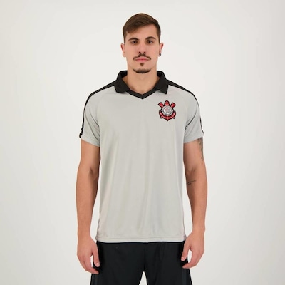 Camisa Polo do Corinthians Futfanatics Splendor - Masculina - Foto 1