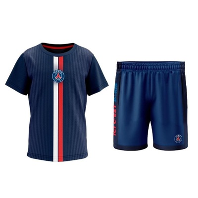 Conjunto PSG Torcedor Braziline - Camisa Clove + Short - Infantil - Foto 1