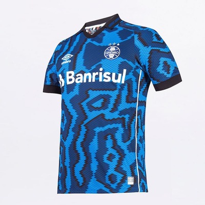 CAMISA DO GRÊMIO UMBRO OF.3 2021 CLASSIC Nº10 - MASCULINA - Foto 2