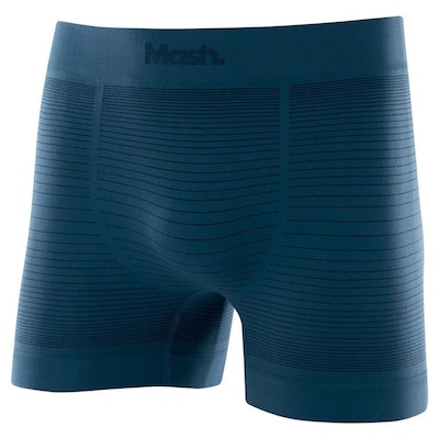 Cueca Boxer Mash Microfibra sem Costura Básica Confortável - Adulto - Foto 1