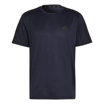 Camiseta adidas Designed To Move 3-Stripes - Masculina - Foto 3