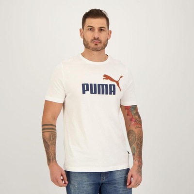 Camiseta Puma Manga Curta Essential 2 Col Logo Tee - Masculina - Foto 2