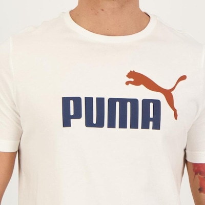 Camiseta Puma Manga Curta Essential 2 Col Logo Tee - Masculina - Foto 4