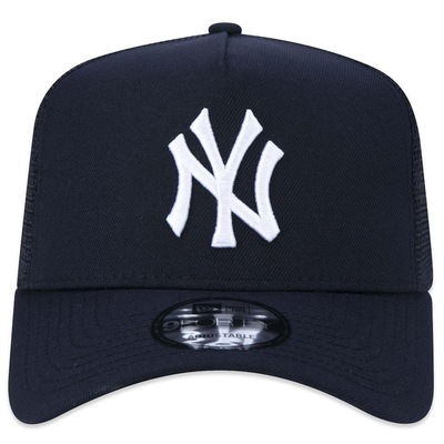 Boné Aba Curva New Era 9Forty A-Frame Trucker Mlb New York Yankees - Snapback - Adulto - Foto 2
