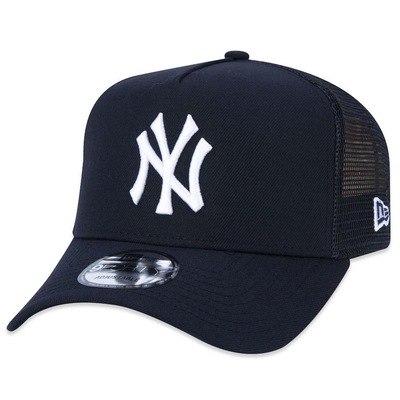 Boné Aba Curva New Era 9Forty A-Frame Trucker Mlb New York Yankees - Snapback - Adulto - Foto 1