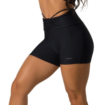 Short AVA Fitness Canelado - Feminino - Foto 3