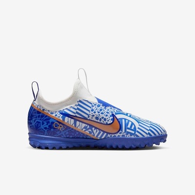 Chuteira Society Nike Jr Zoom Mercurial Vapor 15 Academy CR7 - Infantil - Foto 3