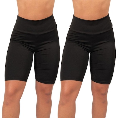 Bermudas Belmento Suplex Fitness - Feminina - 2 Unds - Foto 1