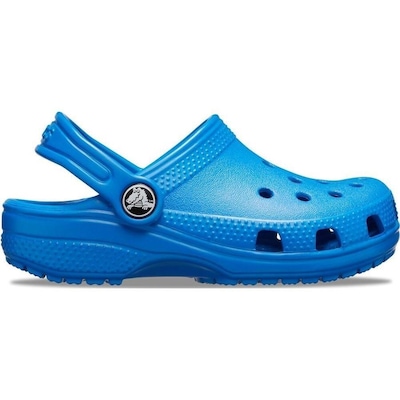 Sandália Crocs Classic Clog Bright Cobalt - Infantil - Foto 1
