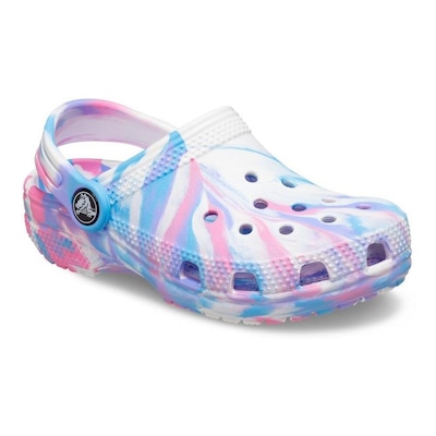 Sandália Crocs Classic Marbled Clog - Feminino - Foto 2