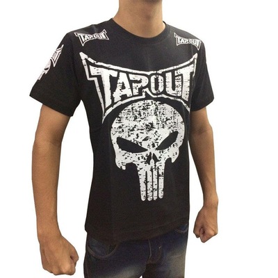 Camisa Camiseta Punisher Preto Tapout Fight - Foto 1