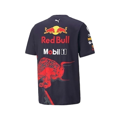 Camiseta Puma Red Bull Racing Team - Masculina - Foto 2