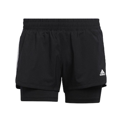 Shorts adidas Pacer 3-Stripes - Feminino - Foto 1