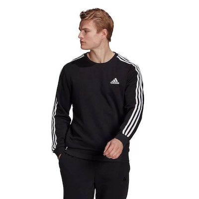 Blusão de Moletom adidas Essentials 3 Listras - Masculino - Foto 2