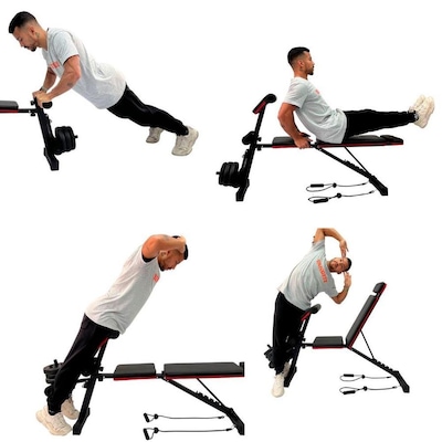 Banco Supino Yangfit 10 em 1 com Cadeira Extensora e Scott - Foto 6