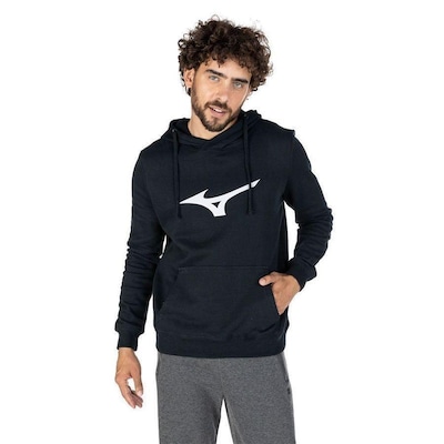 Blusão de Moletom com Capuz Mizuno Canguru Big Logo - Masculino - Foto 3