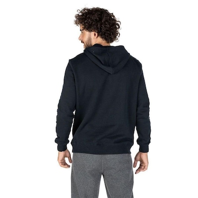 Blusão de Moletom com Capuz Mizuno Canguru Big Logo - Masculino - Foto 4