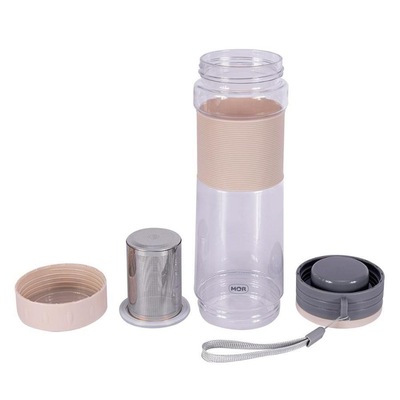 Garrafa MOR com Infusor Portátil em Aço Inoxidável e Silicone livre de BPA - 550ml - Foto 3