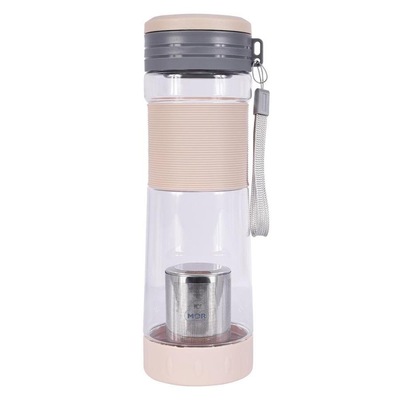 Garrafa MOR com Infusor Portátil em Aço Inoxidável e Silicone livre de BPA - 550ml - Foto 1