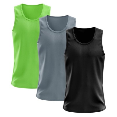 Camiseta Regata Térmica Whats Wear Dry Fit com Proteção Solar UV - Masculina - 3 Unds - Foto 1