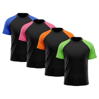 Camiseta Whats Wear Raglan Dry Fit com Proteção Solar UV - Masculina - 4 Unds - Foto 1