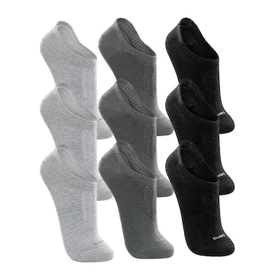 Kit de Meias sem Cano Lupo Sport - 9 Pares - Adulto - Foto 1