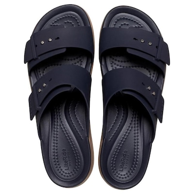 Sandália Crocs Brooklyn Low W Sandal - Feminino - Foto 3