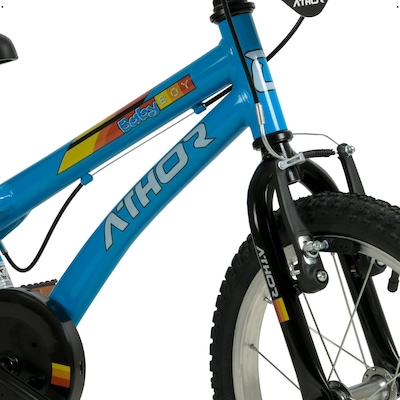 Bicicleta Athor Baby Boy com Rodinha - Aro 16 - Freio V-Brake - 1 Velocidade - Infantil - Foto 2