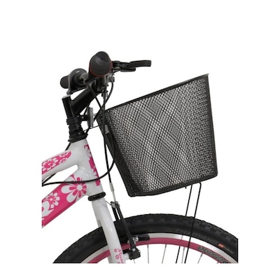 Bicicleta Aro 26 - Athor Musa - Freio V-Brake - 18 Marchas com Cesta - Feminina - Foto 4