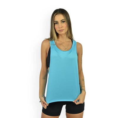 Camiseta Regata Lavicta Cavada Fitness Dry Fit - Feminina - Foto 1