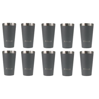 Kit de Copos Térmicos Pullo Fun - 480ml - 10 Unidades - Foto 1