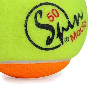 Bola de Tênis Spin 50 Macia Pack - 05 Unidades - Foto 3