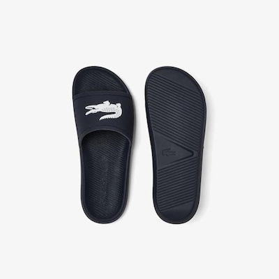 Chinelo Lacoste Croco Slide - Masculino - Foto 4