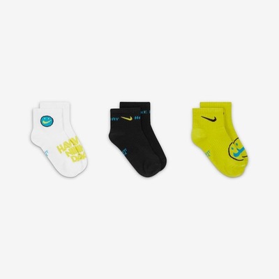 Kit de Meias Cano Curto Nike Lightweight Everyday - Infantil - 3 Pares - Foto 2