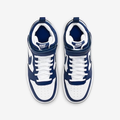 Tênis Nike Court Borough Mid 2 GS - Infantil - Foto 4