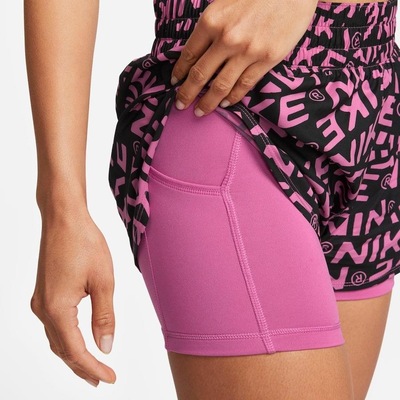 Shorts Nike Dri-FIT One 2-in-1 - Feminino - Foto 4