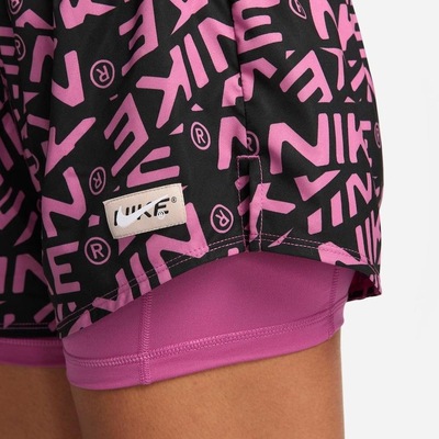 Shorts Nike Dri-FIT One 2-in-1 - Feminino - Foto 5