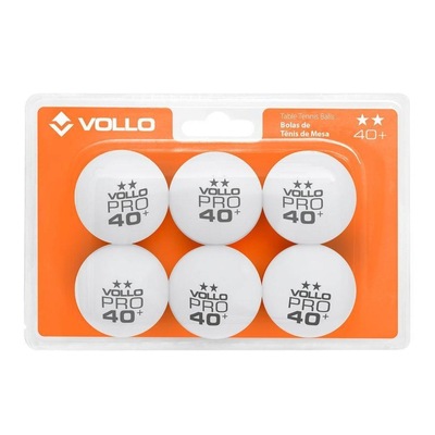 Bola de Tênis de Mesa Vollo 2 Estrelas - 6 Unidades - Foto 2